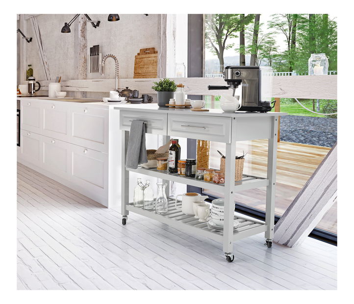 Zsúrkocsi Macsen (világosszürke)