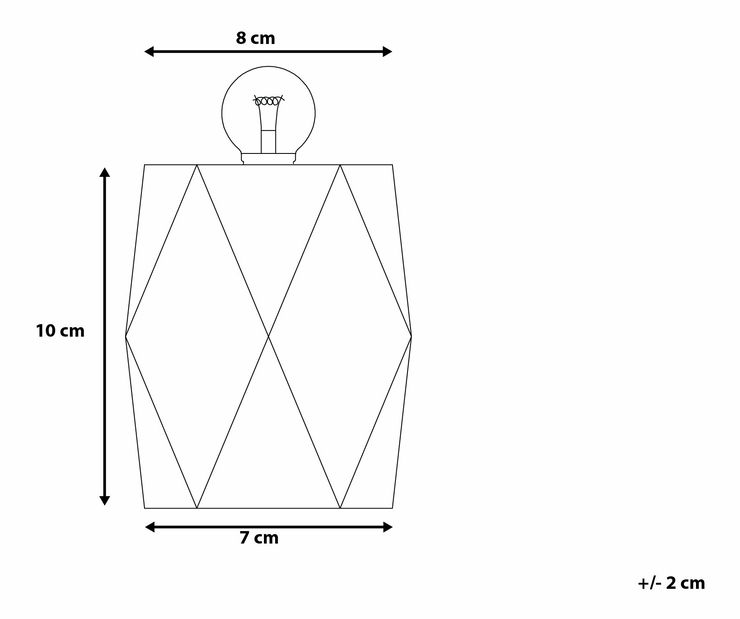 Asztali lámpa Bena (világosszürke)