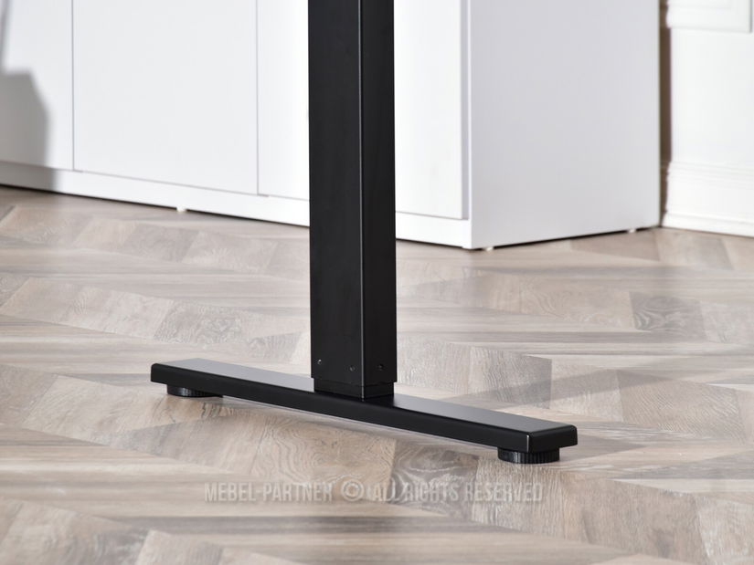 PC asztal Wilhelm (fehér + fekete)