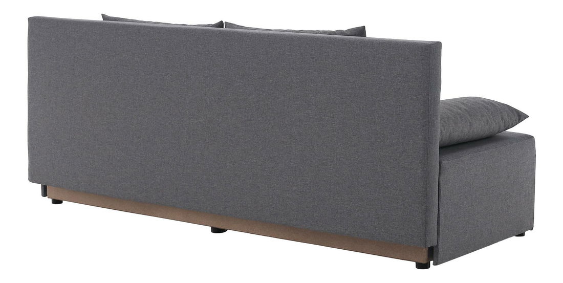 Rozkladacia pohovka Elevo (svetlosivá) (s úl. priestorom)