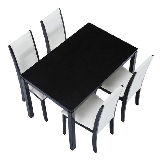 Blagovaonski set (1+4) Verni New (wenge + bijela)