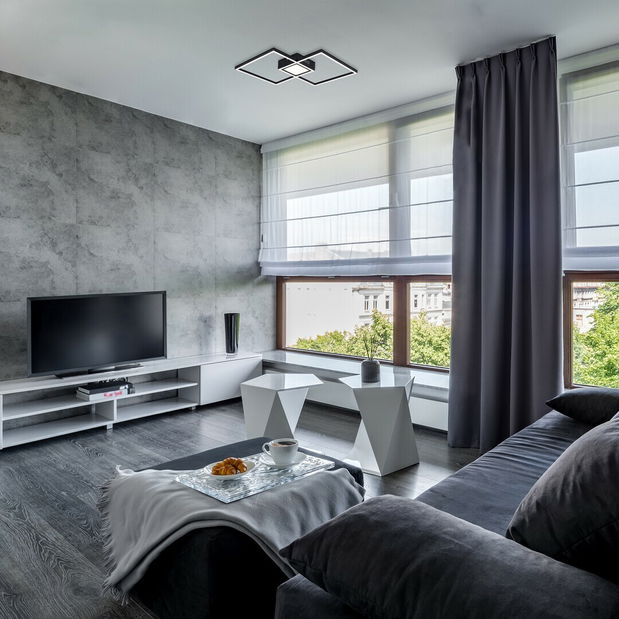 Mennyezeti multifunkcionális lámpa Johanit 5288 (matt fekete)