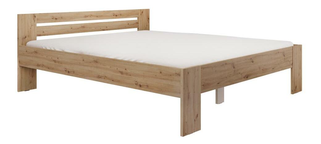 Pat matrimonial 180x200 cm Boyard (stejar artisan)