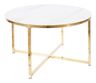 Stolić za kavu Sheba (bijela + zlatna)