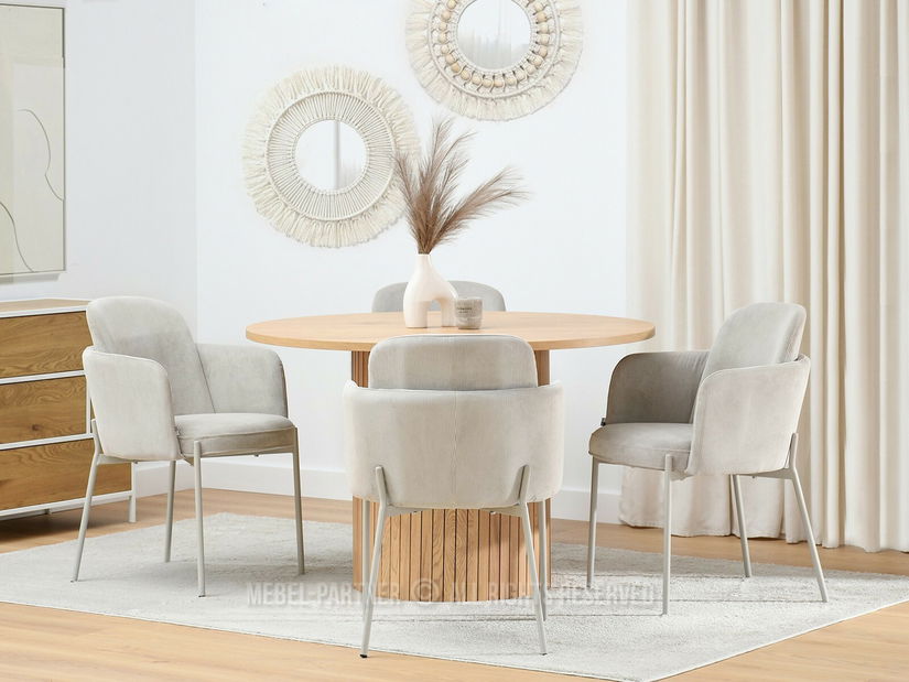 Stolica Omar (bež + siva)