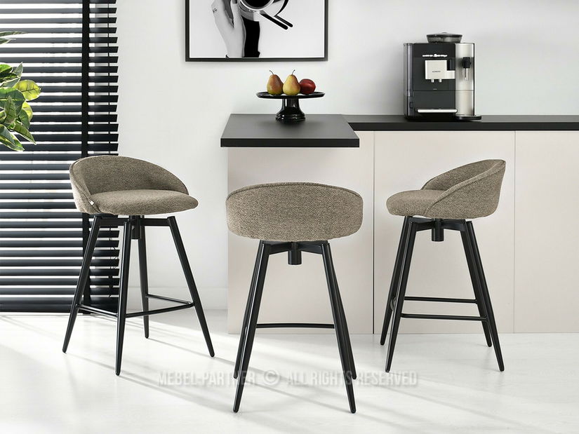 Scaun bar Ignazcamo (bej + negru)