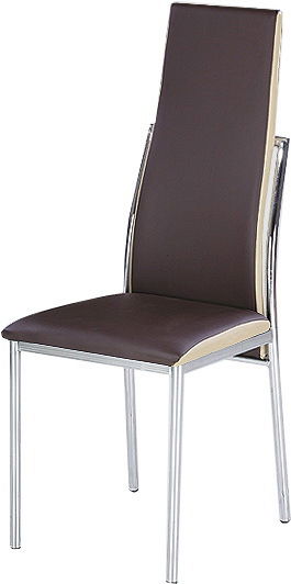 Jedálenská stolička Zora tmavohnedá