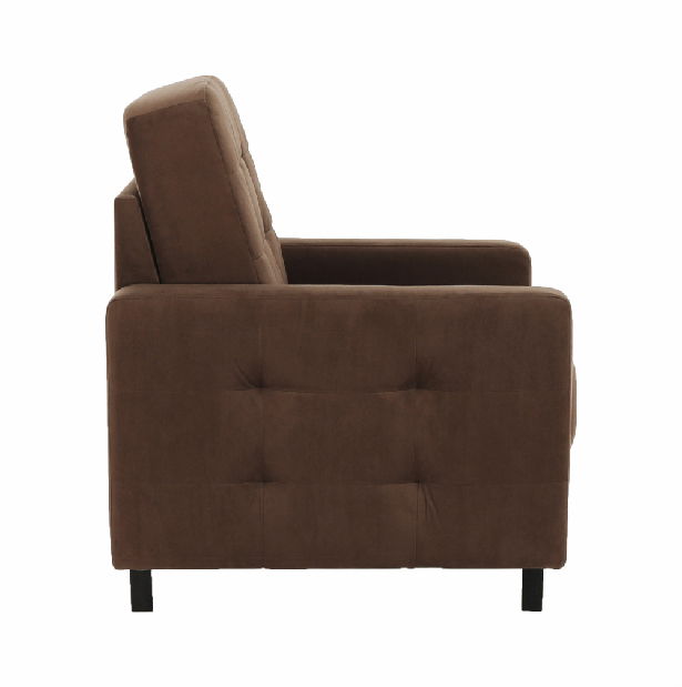 Relaxačné kreslo Merina (hnedá + wenge)
