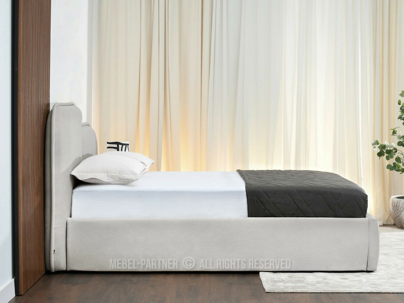 Manželská posteľ 160 cm Respondio 160 (sivá)