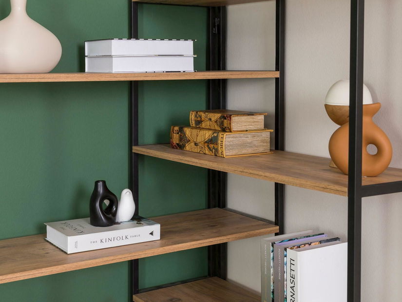 Regál Punale 1 (borovica atlantická + čierna)