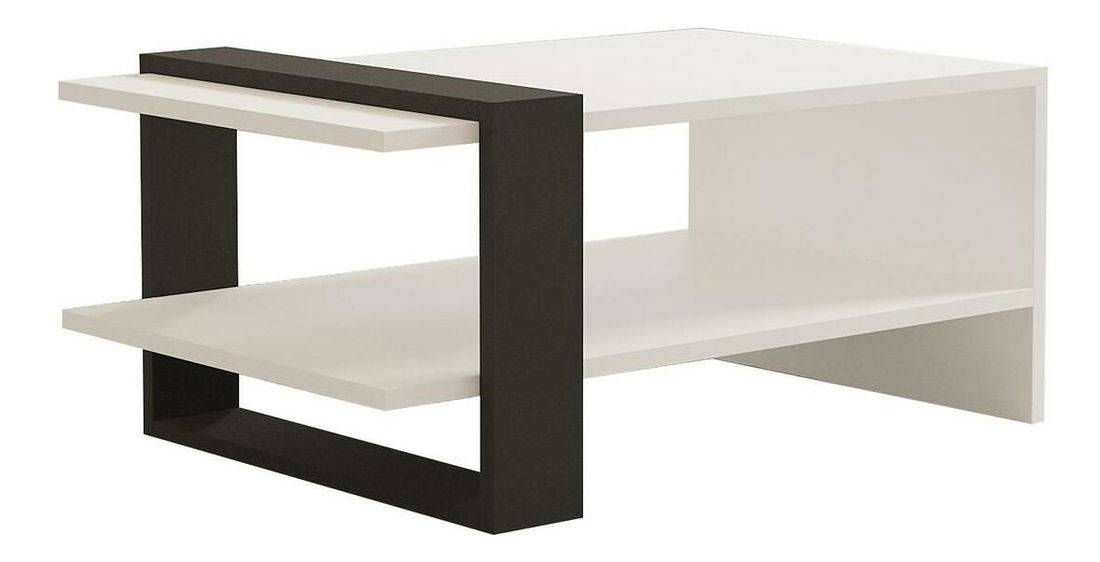 Konferenčný stolík Falck 1 (antracit + biela)