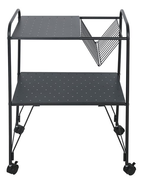 Príručný pojazdný stolík Alchymist (čierna)