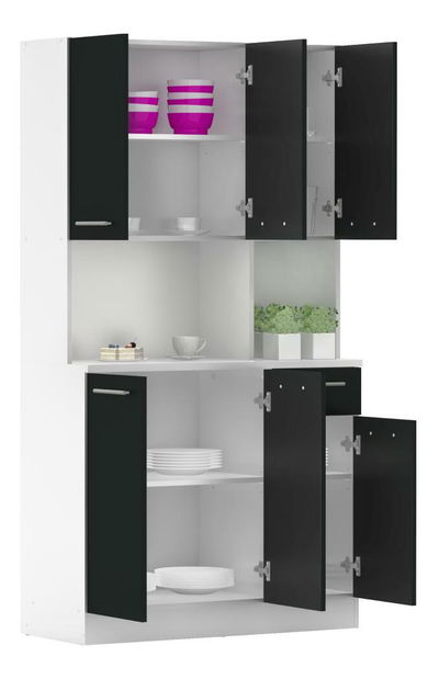 Kuhinjski kutak Palermo NEW (bijela + crna)