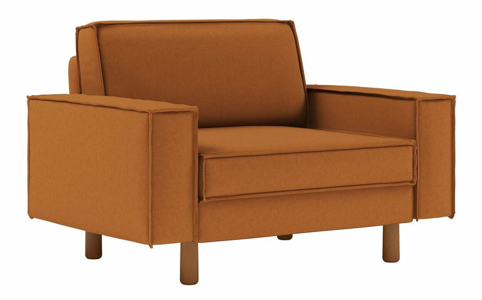 Kreslo Spary L (karamelová + orech)