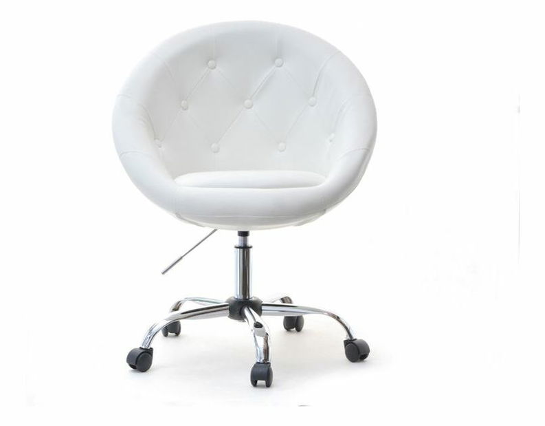 Fotel Lush 4 (fehér + króm)