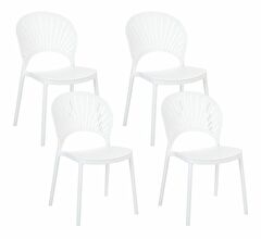 Set blagovaonskih stolica (4 kom.) Ostza (bijela)