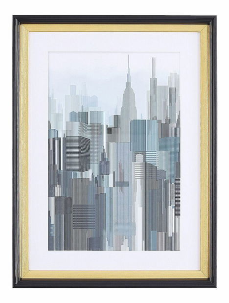 Tablou 30x40 cm BAKOMA (albastru)