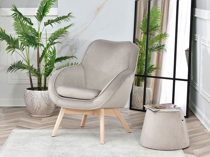 Relax fotel Merch (bézs)