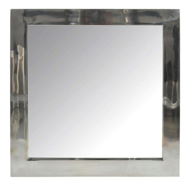 Zrkadlo Jolipa Na stenu (60x4x60cm) (Strieborná)