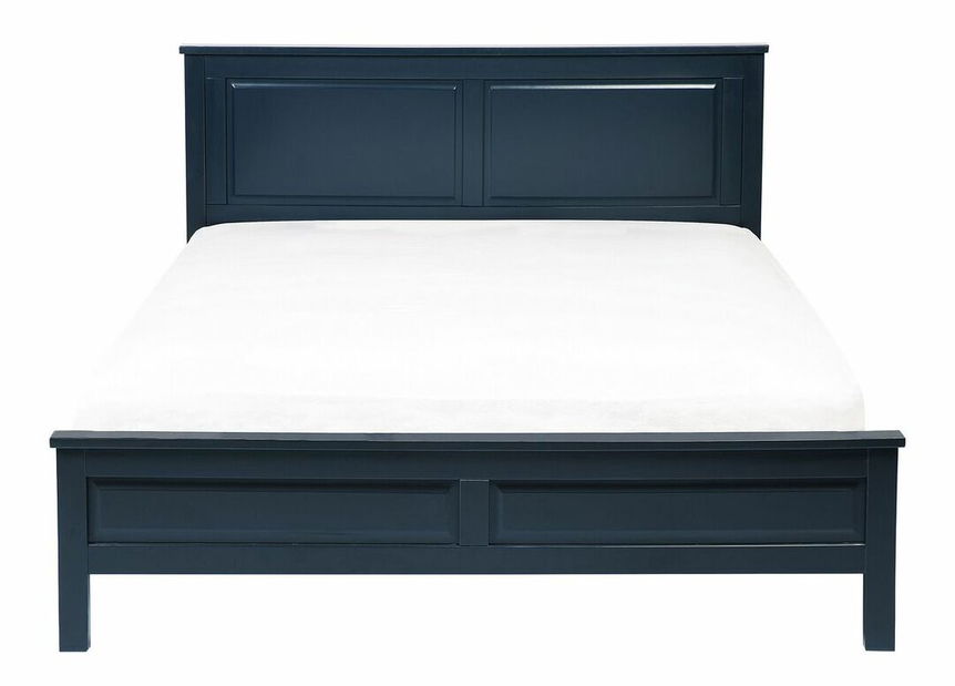 Bračni krevet 180 cm OLIVE (s podnicom) (plava)