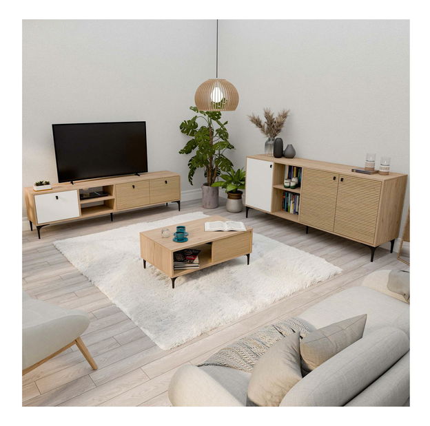 Set za dnevni boravak Settle 2 (bijeli hrast)