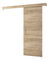 Tolóajtó 90 cm Sharlene I (szonoma tölgy + szonoma tölgy + ezüst)