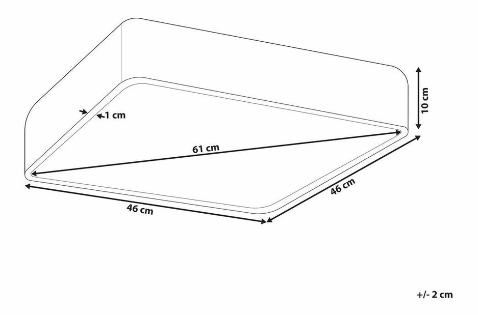 Stropné svietidlo Betzaida (biela)