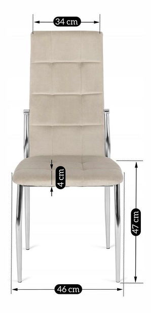 Jedálenská stolička Marinaleda (béžová) 