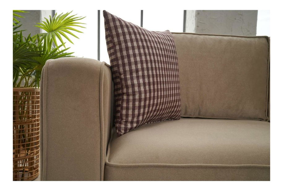 Colțar Kalen 2 (crem + negru)