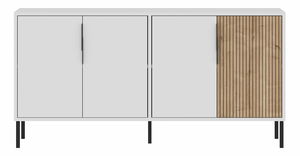 Komoda Cantallia (bijela + safirni hrast)