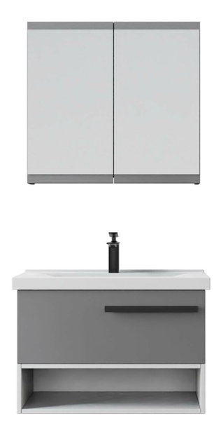 Set mobilier baie Bonoco 80 (gri)