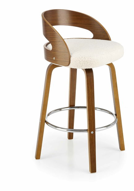 Jedálenská stolička Hegri (krémová + orech)