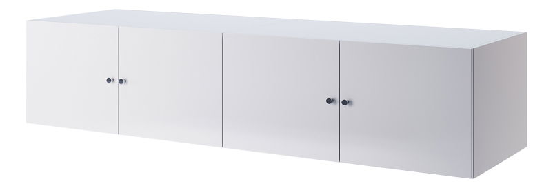 Nadogradnja za ormar za garderobu- Renar B8 (bijela + bijeli visoki sjaj)