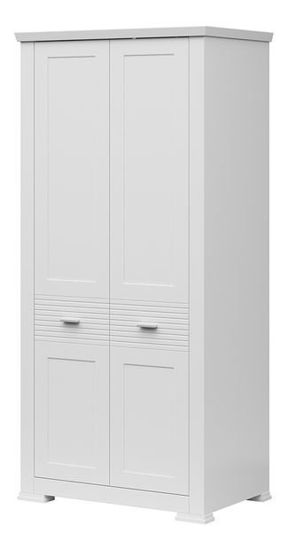 Šatníková skriňa Aryness 2D (biela)