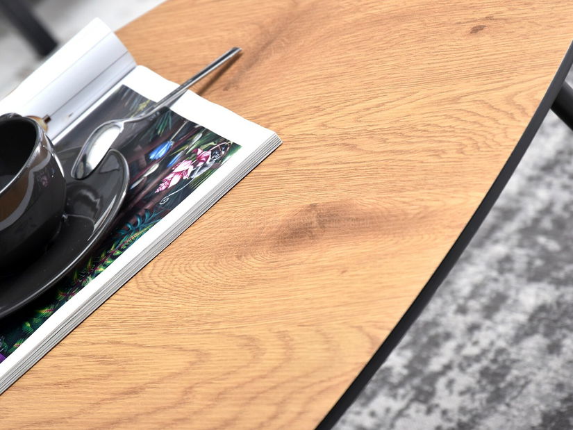 Konferenčný stolík Rossi Xl (dub + čierna)