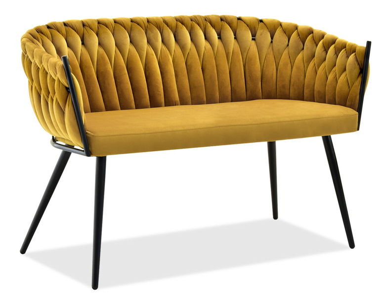 Canapea două locuri Radio (negru)