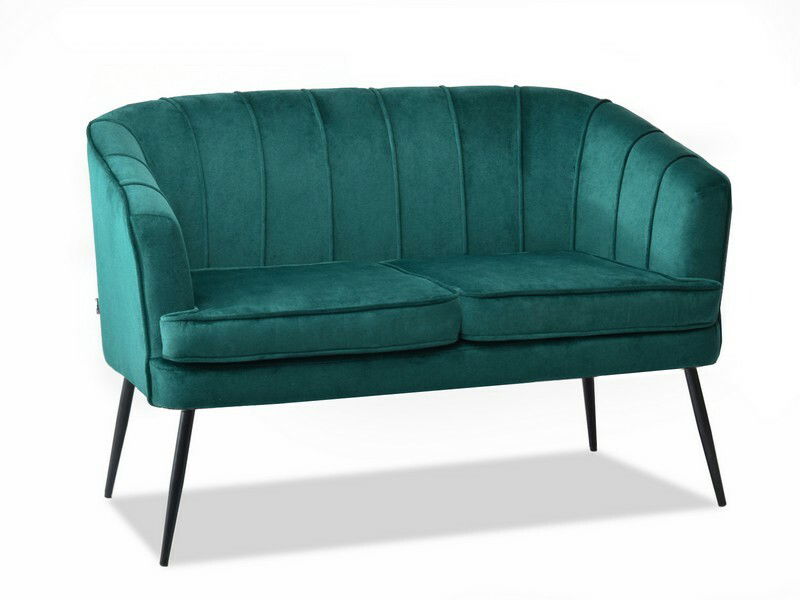 Sofa Etimee S (zelena + zlatna)