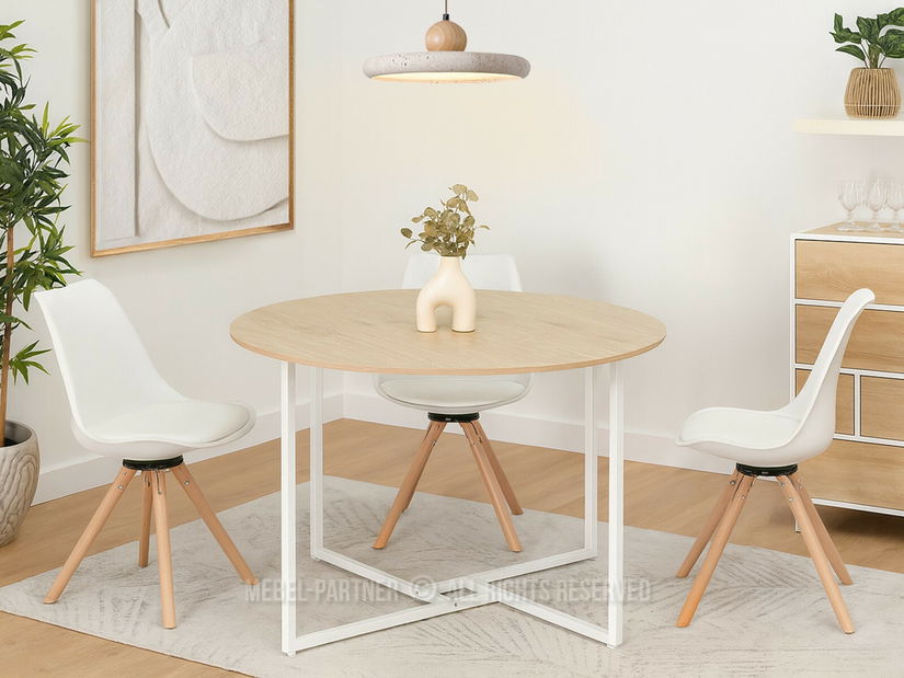 Jedálenský stôl Berlineses (biela) (pre 4 osoby)