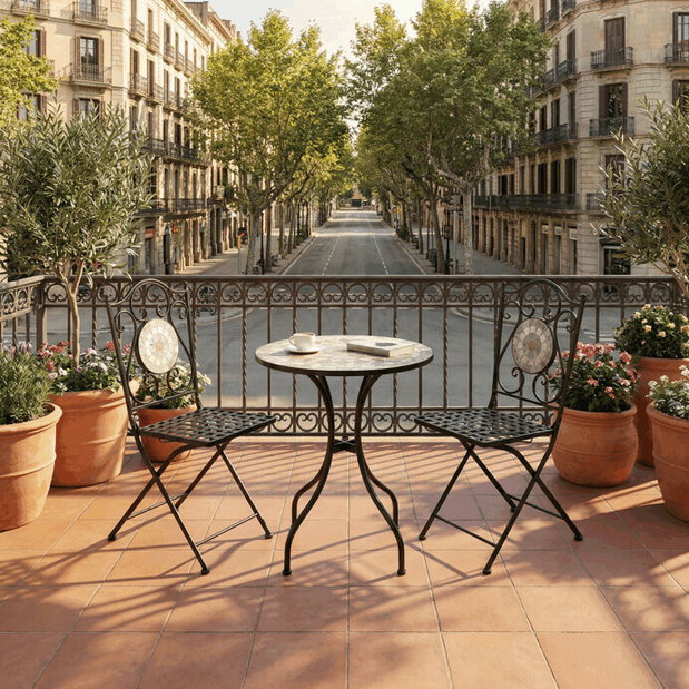 Balkónový set Mosaic 1 (viacfarebná)