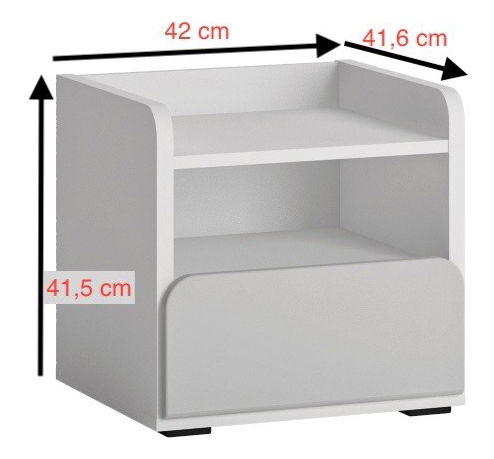 Noptieră Albunus K03 (Alb alpin + Gri lucios)