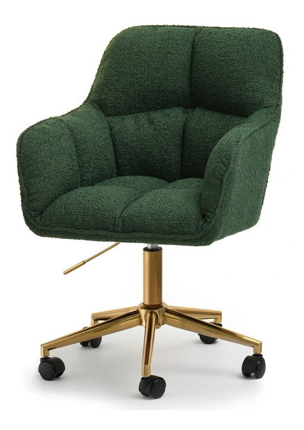 Fotel Island (zöld + króm)