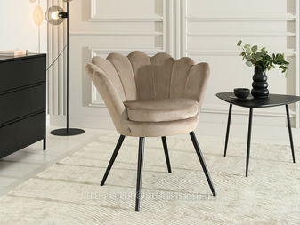 Relax fotel Laziam (bézs + fekete)