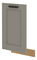 Beépített mosogatógép ajtó Lucid ZM 446 x 713 (artisan tölgy + claygrey)