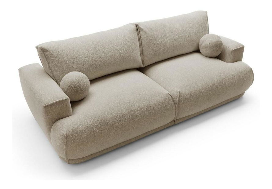 Háromszemélyes kanapé Dita 3 (taupe zöld + fekete)