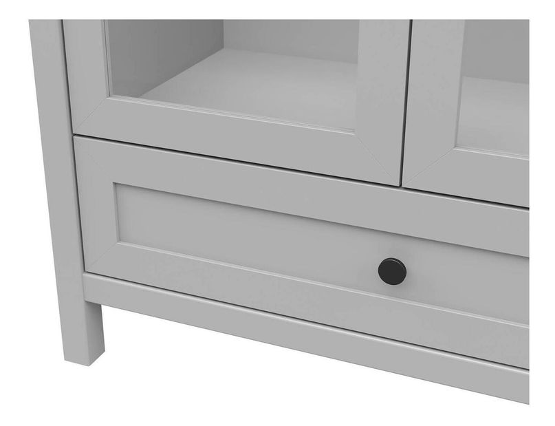 Vitrină Salga 10 (gri arctic + stejar artisan) 