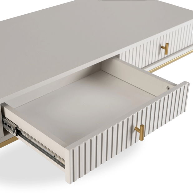 Toaletni stolić Militaba (kašmir + zlatna) 