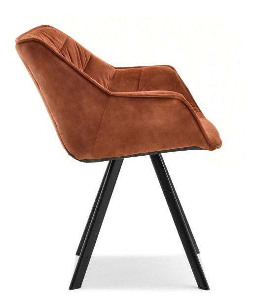 Scaun Nina (cupru + negru)