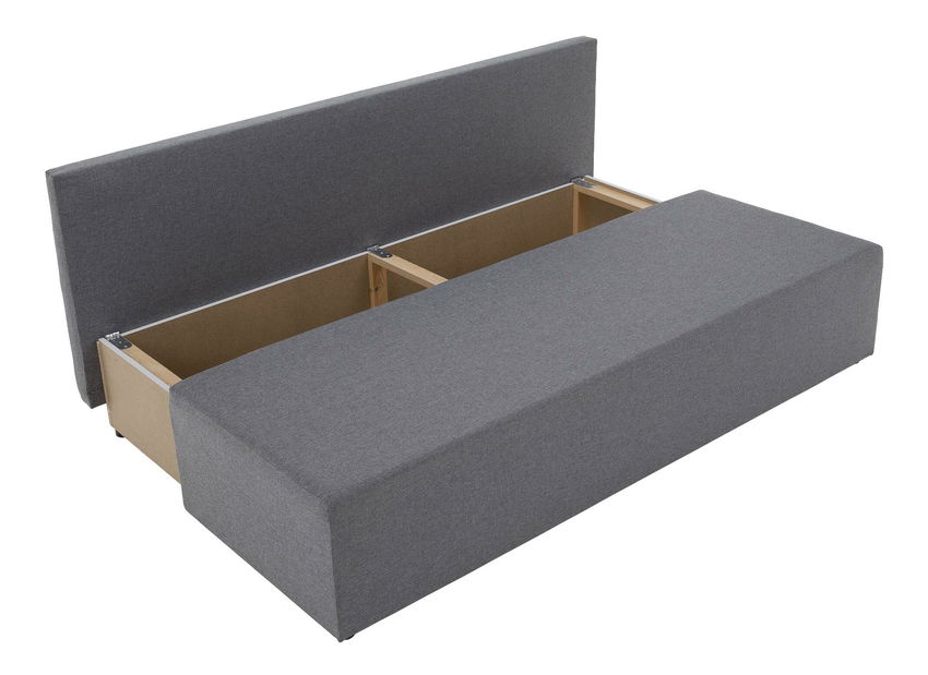 Rozkladacia pohovka Elevo (svetlosivá) (s úl. priestorom)