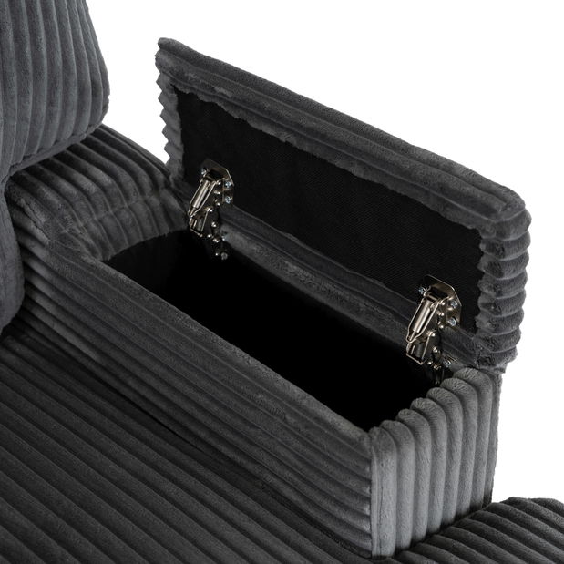 Széthúzható fotel Nuevos (szürke) 