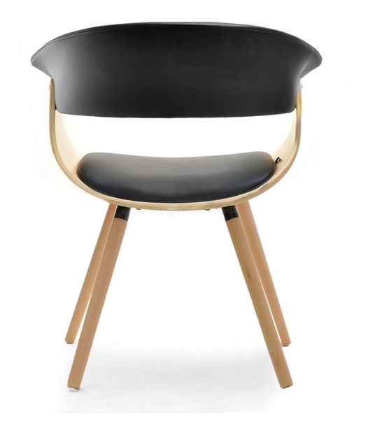 Stolička Enzo K (dub čierny + dub)